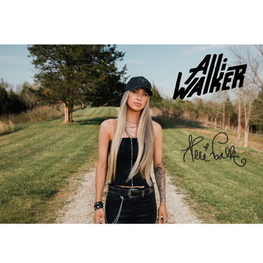 Signed Alli Walker Outside Photo
