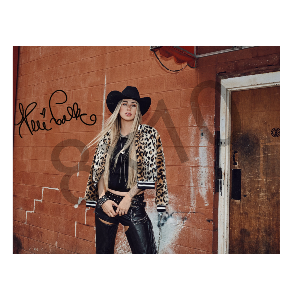 Signed Alli Walker Cowboy Hat Photo