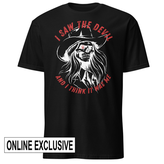 I Saw the Devil Unisex Black T-Shirt