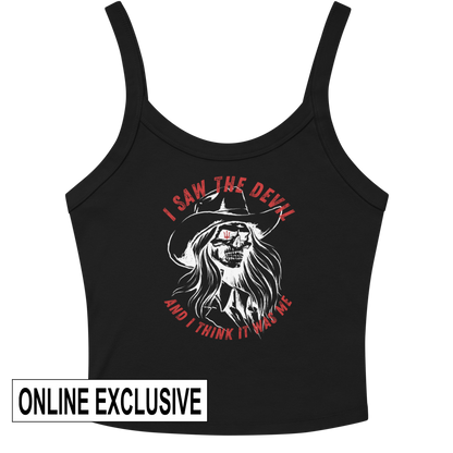 Women's I Saw the Devil Black Micro-rib Tank Top