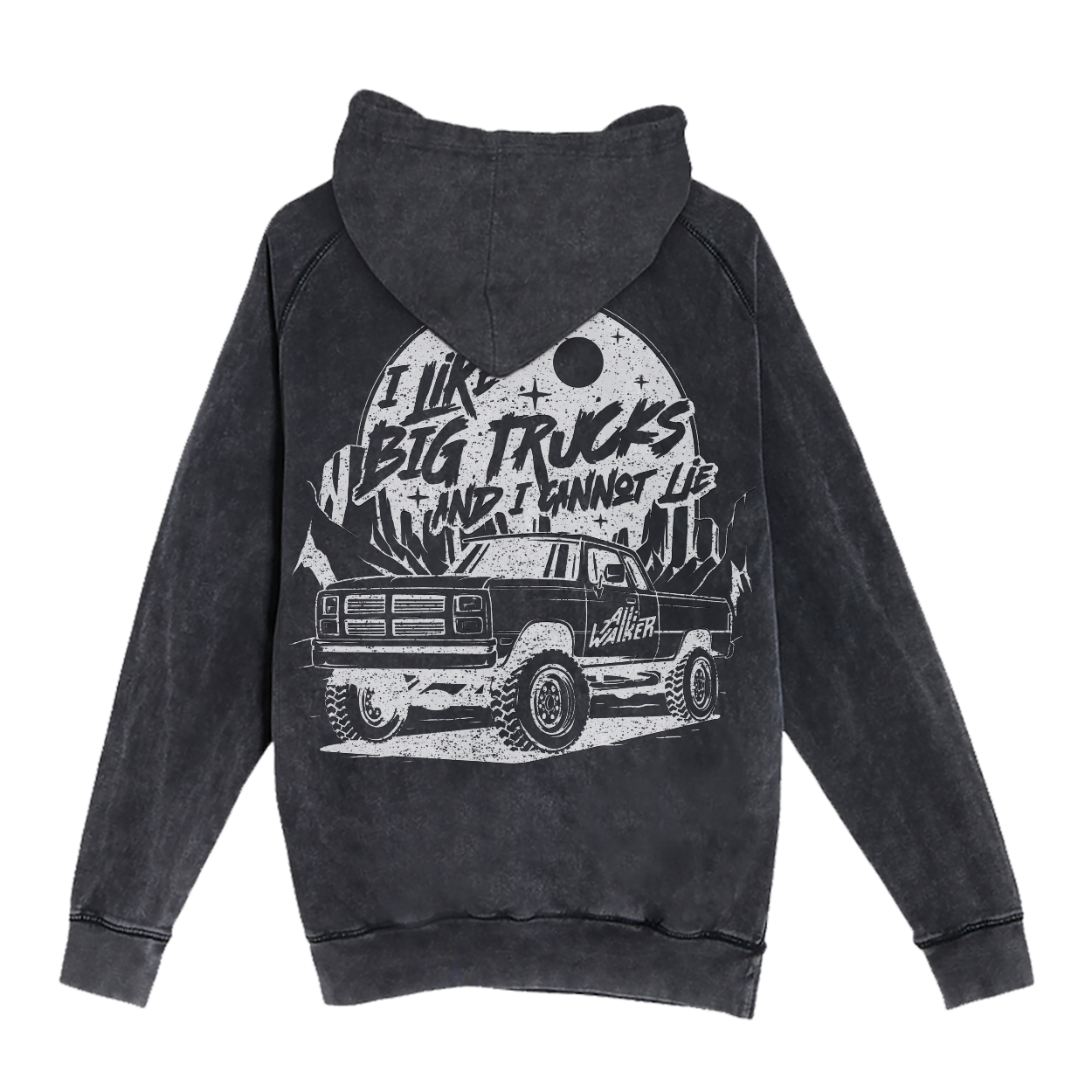 "I Like Big Trucks" Vintage Hoodie