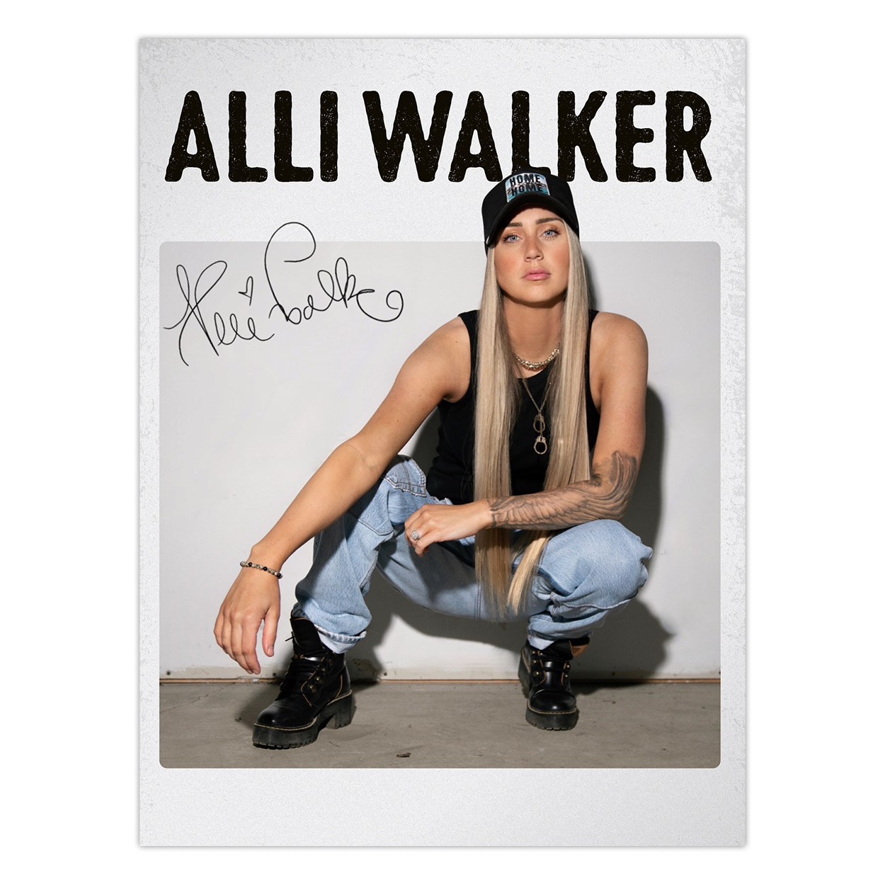 Signed Alli Walker Photo